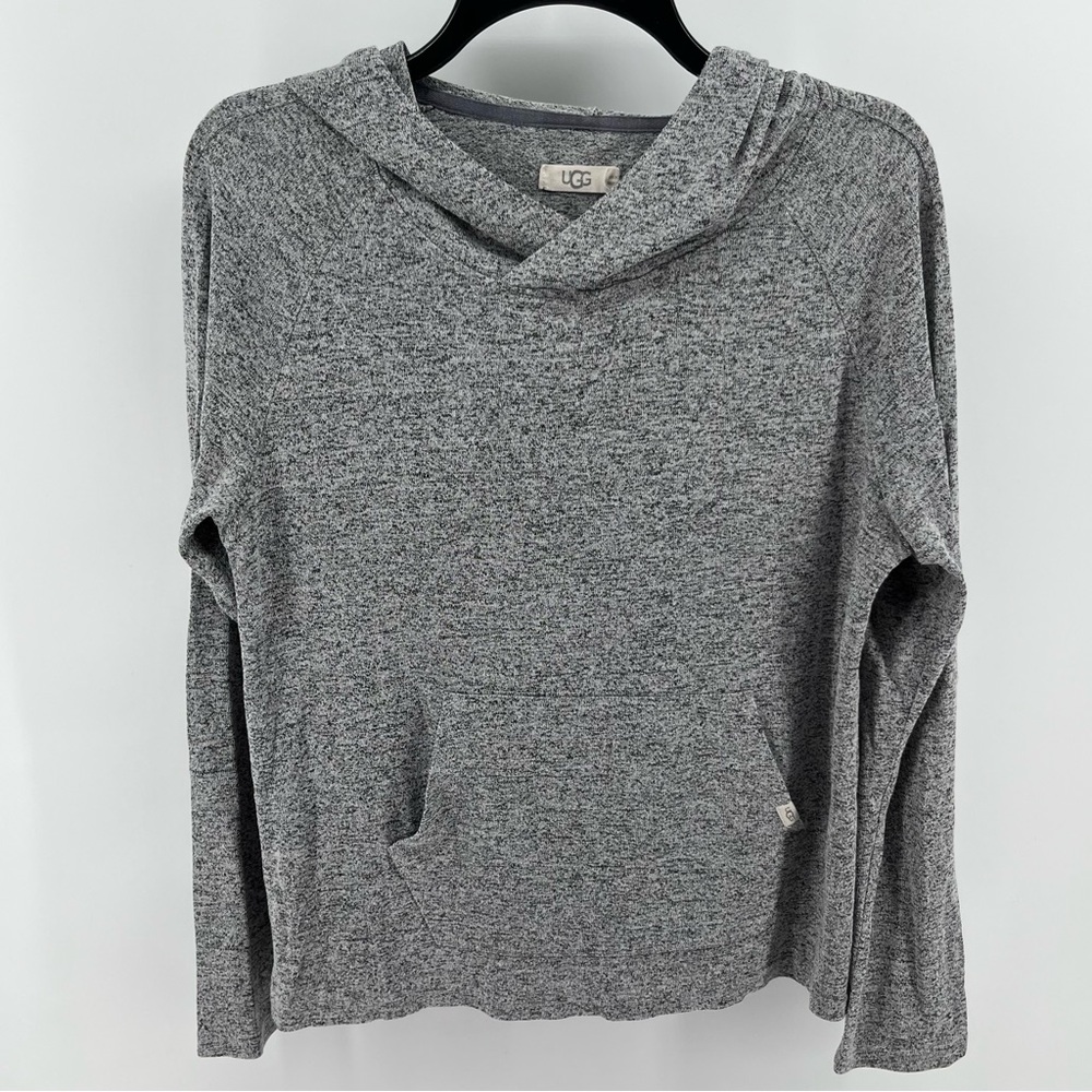 Ugg Hoodie Pullover Grey Heather Womens Medium lightweight